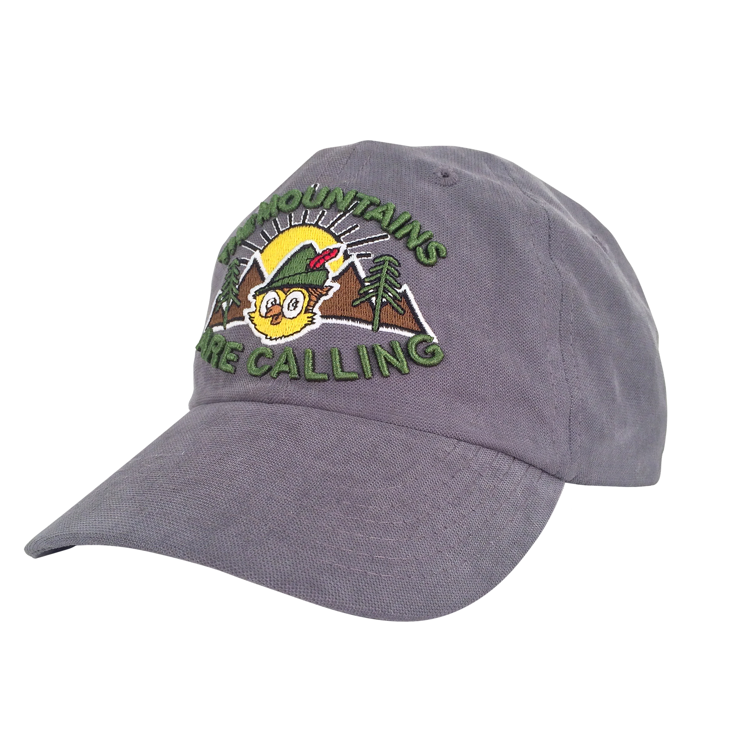 Woodsy Owl The Mountains are Calling Hat - Grey