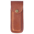 Bison River Leather Folding Knife Sheath (up to 4" Closed) with Snap Closure