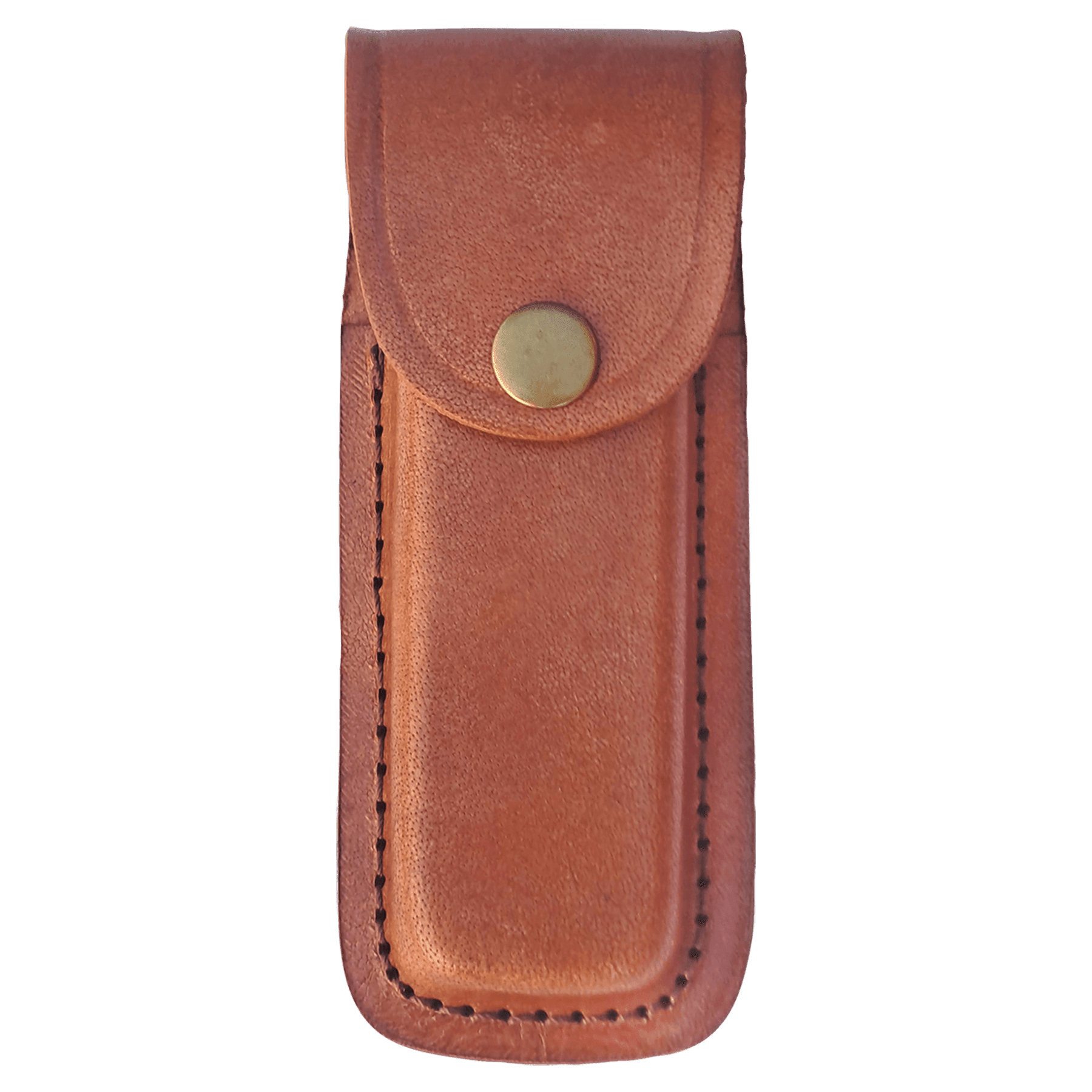 Bison River Leather Folding Knife Sheath (up to 4" Closed) with Snap Closure